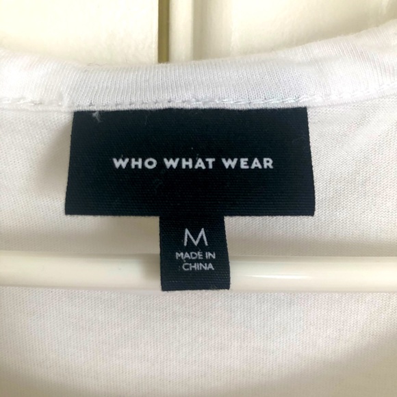 White Sleeveless Ruffled Tee - Picture 3 of 3